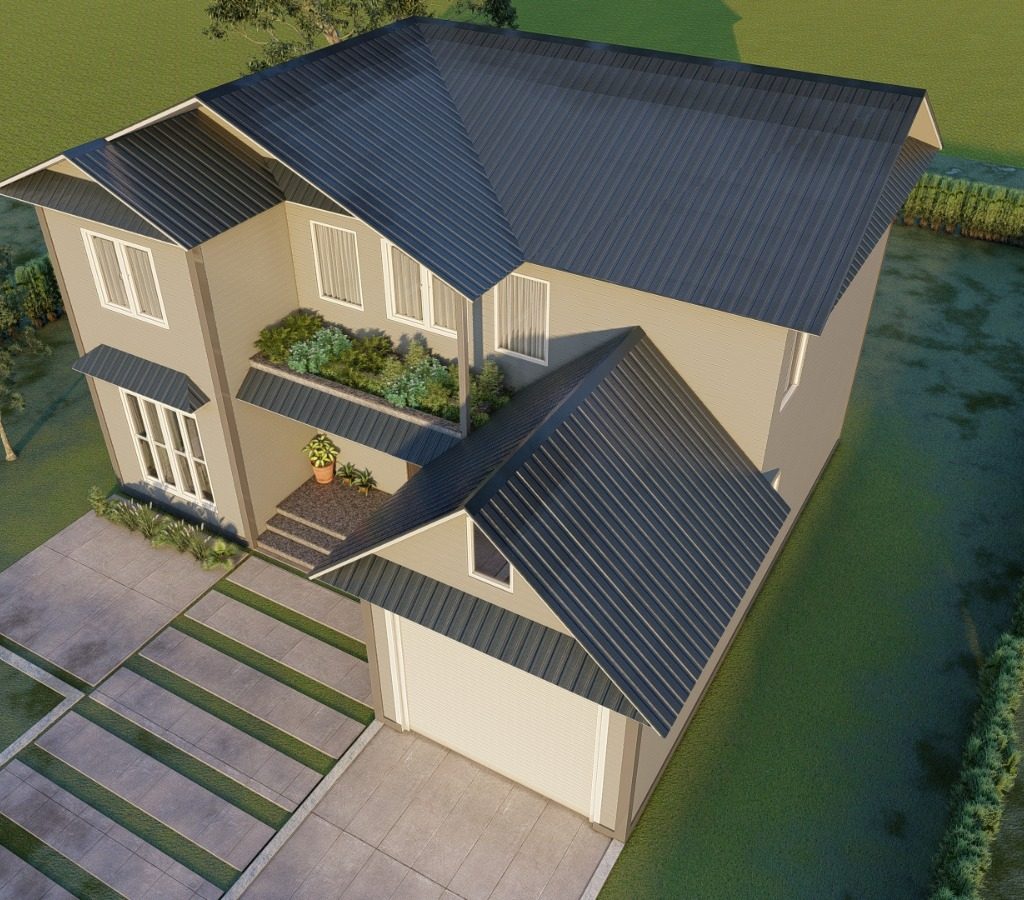 western style home 5 Western style house construction in Nepal